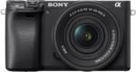 Sony Alpha 6400 Mirrorless Camera (APS-C) with 16-50mm f/3.5-5.6 lens, 24.2MP, 4K recording, 0.02s autofocus and tilting screen, ideal for content creators and vlogs - Image 2