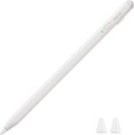 Stylus Pen, Active Stylus Pen Compatible for iOS and Android Phones, Rechargeable Stylus Pen with Dual Touch Screen, for Apple/Samsung Tablet, White - Image 2