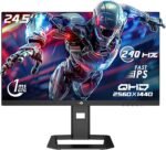 TITAN ARMY 240Hz 1440P Gaming Monitor 24.5 Inch, QHD 2560 x 1440, Fast IPS 1ms GTG, Adaptive Sync Monitor, HDR500, 123% sRGB, Adjustable Support, 100*100 VESA, HDMI 2.0 DisplayPort 1.4 P2510S PLUS - Image 2