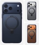 TORRAS Ostand Q1 Guardian for iPhone 17 Pro Max Case for MagSafe (Certified Military Protection, Stable Stand and Magnetic Force #1), Black - Image 2