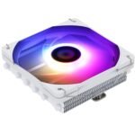 TR AXP120-X67 White ARGB Low Profile CPU Air Cooler with TL-C12015W-S 120mm PWM Fan, 6 Heat Pipes, 67mm Height, for AMD AM4 AM5/Intel - Image 2