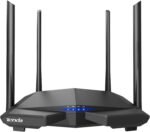 Tenda AC6 Dual Band Smart Wireless Router (AC1200, 4 Megabit Ports, Smart WiFi, Energy Saving, 4x 5dBi HG Antennas), Black - Imagen 2