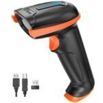 Tera Wired Wireless Barcode Reader with Battery Level Indicator Digitally Printed Barcode Scanner 1D 2D QR Plug and Play, Model D5100 - Image 2
