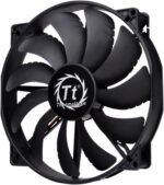 Thermaltake 200mm Pure 20 Series Black 200 x 30mm CL-F015-PL20BL-A High Airflow Silent Air Box Fan with Anti-Vibration Mounting System - Image 2