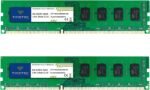Timetec 16GB Kit(2x8GB) DDR3 1600MHz (DDR3-1600) PC3-12800 (PC3-12800U) Non-ECC Unbuffered 1.5V CL11 2Rx8 Dual Rank 240 Pin UDIMM Desktop Computer RAM (SDRAM) Module - Imagen 2