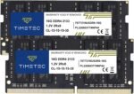 Timetec 32GB Kit (2x16GB) DDR4 2133MHz PC4-17000 Non-ECC Unbuffered 1.2V CL15 2Rx8 Dual Rank 260 Pin SODIMM Laptop Notebook PC Memory RAM Module Upgrade (32GB Kit(2x16GB)) - Imagen 2