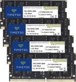 Timetec 64GB (4x16GB) DDR4 2666MHz (DDR4-2666) PC4-21300 (PC4-2666V) Unbuffered Unbuffered 1.2V CL19 2Rx8 Dual Range 260 Pin SODIMM Laptop PC Memory RAM Kit - Imagen 2