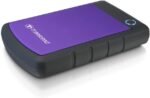 Transcend 2TB StoreJet 25M3P Rugged External Hard Drive 2.5" USB Type-C USB 3.1 Gen 1 Interface, Ultrafast Speeds and One-Touch Backup Button Purple TS2TSJ25H3P - Imagen 2
