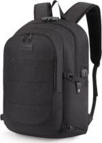 Travel Laptop Backpack Water Resistant Anti-Theft Bag with USB Charging Port and Lock 14/15.6 Inch Computer Business Backpacks for Women Men College School Student Gift,Bookbag Casual Hiking Daypack - Image 2