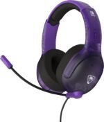 Turtle Beach Airlite Fit Auriculares con Cable para Juegos en Morado fantasmal con Licencia Oficial para Todos los Nintendo Switch: micrófono abatible y silenciable, Orejeras de Comodidad Superior - Imagen 2