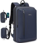 Tzowla Slim Expandable Business Laptop Backpack for Professional Men Waterproof Backpacks for 17.3 Inch Laptop - Image 2