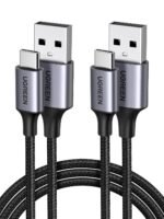 UGREEN 2Pack USB C to A Cable Fast Charging 3A QC 3.0, Compatible with iPhone 17 Pro Max Air/16/15 Plus Pro Max, Galaxy S25/S24/S23/S22, Pixel 9/8/7 1M - Image 2