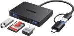 UGREEN SD Card Reader Type C & USB 3.0, 4 in 1 Micro SD Card Adapter 5Gbps Super Speed Compatible with iPhone 16 15 Plus Pro Max MacBook Pro Air 2023 iPad Pro Galaxy Tab S9 S24 Ultra - Image 2