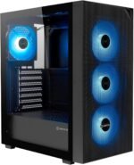 UNYKAch Revelat Mesh Compact Edition ATX Case | Gaming Chassis with 4 ×120 mm ARGB Fans, USB-C Gen 2, Tempered Glass, Cooling Support 240mm, Mesh Mesh - Image 2
