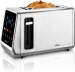 Ufesa One Touch Duo – Digital Toaster 850W, 2 Slots, LED Display, 6 Levels, Pan Functions, Bagel, Muffin, Waffle, Reheat, Defrost, Memory, Crumb Tray - Image 2