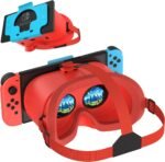 VR Headset for Nintendo Switch and Upgraded OLED Model, VR Virtual Reality Glasses with Adjustable HD Lenses, Comfortable Head Strap, 3D Glasses for Nintendo Switch OLED VR Games Cool Stuff - Image 2