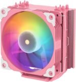 Vetroo V5 Pink CPU Cooler, 120mm 5 Addressable RGB & PWM Heat Pipes, 150W TDP Air Cooler for Intel LGA 1700/1200/115X AMD AM4 - Image 2