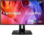 ViewSonic VP2768a 27" Professional 2K QHD Monitor 100% sRGB, Pantone Validated, USB Type C, HDMI, DP, Ethernet, for Graphic Design, Photography and Video Editing - Image 2