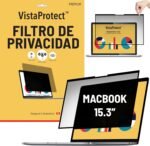 VistaProtect - Premium Privacy Filter and Anti-Blue Light Filter. Magnetic Screen Protector Compatible with Apple MacBook Air 15 M2/M3/M4 (15.3" - 2022+) - Image 2
