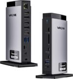WAVLINK Displaylink Laptop Docking Station with 3 HDMI, USB C Dock Triple Display 4K60Hz, Charging 100W for M1 M2 M3 M4 Mac and Windows, 2DP, 5 USB Ports, 1Gbps Ethernet Port, Audio/Microphone, SD/TF - Image 2