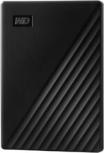 WD 5TB My Passport Portable HDD USB 3.0 with Device Management, Backup and Password Protection Software Works with PC, Xbox and Playstation, Black - Imagen 2