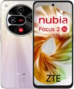 ZTE Nubia Focus 2 5G, Free Smartphone with AI, 8GB+256GB, Screen 6.7" HD+ 120Hz, 108MP Camera, 5000mAh Battery, Quick Charge 18W, Android 15, Includes Case and Protector, White - Imagen 2