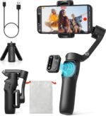 hohem iSteady X3 SE Mobile Stabilizer, 3-Axis Gimbal Stabilizer, Lightweight and Foldable Design with Detachable Remote Control, 11 Hour Battery, Gimbal for Vlogs, Selfies and Travel - Image 2