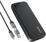 iDsonix 512GB USB 3.2 Gen 2 External Hard Drive Portable SSD Up to 1000MB/s with 2-in-1 USB-C Cable, Compatible with Xbox, PS5, Mac, PC, Laptop and Camera (i10PRO) - Imagen 2