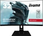 iiyama G-Master GB3266QSU-B1 31.5" WQHD Curved Gaming Monitor (2560x1440, VA Panel, 16:9, 144Hz, 1ms, 2 HDMI, 2 Displayport, 2 USB2.0, 2 USB3.0, Freesync, Height Adjustable, Pivoting) Matte Black - Image 2