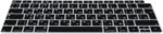 kwmobile Protector Compatible with Apple MacBook Air 13" 2018 2019 2020 A1932 - Russian QWERTY Keyboard Cover - Black - Image 2