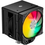 upHere gaming ARGB CPU Fan, Dual Tower 6 Heat Pipes CPU Cooler, 120MM PWM RGB PC Fans, Without Removing the Fan to Install it, CPU Heatsink, for AM4 AM5/Intel 2011/2066, UE2KC6. - Imagen 2