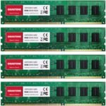 【DDR3 RAM】 GIGASTONE 32GB Kit(4x8GB) DDR3/DDR3L 1600MHz(1333MHz) PC3-12800(PC3-10600) CL11 1.35V/1.5V 2Rx8 UDIMM 240pin Unbuffered Unbuffered UnECC PC Desktop Only High Memory Performance Update - Image 2