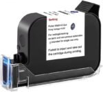 12.7mm Quick Dry Ink Cartridge W6900K for 12.7mm Handheld Inkjet Printer E55/E15/E98/E11/E12/E16, Black - Imagen 2