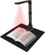12MP Portable Document Camera, Professional Book Scanner, A3/A4 Document Scanner, Quick Scanner, Size Capture, OCR SCA Scanner for Windows/Linux and macOS Available - Imagen 2