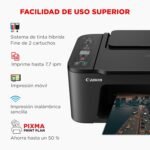 Canon Pixma TS3550i 3-in-1 Multifunction Printer, Inkjet System, Printing, Scan and Copy, WiFi, Pixma Print Plant, Double-Sided Printing, Photo Printing, Black - Image 5