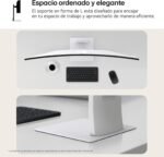 LG 49U950A-W - UltraWide Curved Monitor, 49", Nano IPS, (5120x1440), 32:9, 144Hz, HDR400, AMD FreeSync Premium Pro/Ideal Multitasking, USB-C (PD 90W), Tilt/Height Adjustable, White - Image 12