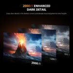 UPERFECT Portable Monitor 4K 23.8" QLED | 400 Nits 24" Large Monitor | 3840 x 2160 UHD 100% DCI-P3 | 1MS FreeSync | VESA and Support | Second Screen for Computer, PC and Video Game Consoles - Image 6