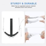 SUPERUS For Oculus Quest 2 Strap - Elite Strap Replacement for Meta/Oculus Quest 2, VR Accessories for Quest 2 - Enhanced Comfort, Reduce Head Pressure - with Adjustable Hinge - Imagen 4