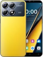 Cheap Phone, 5.0 Inches, 16GB ROM (Scalable 128GB), Android 9.0, Dual Card Dual Camera, WiFi, Bluetooth, Face Unlock Smart Phone (X6Pro-Yellow) - Imagen 5