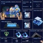 2026 Latest Tablet 11 Inch Android 15,Gemini Ai, Octa-Core 2.0GHz, 18GB RAM + 128GB ROM + 1TB TF, Widevine L1, WiFi6,BT5.2,7000mAh,OTG/GMS/Face Unlock/Wireless Projector - Image 3