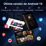 2026 Latest Tablet 11 Inch Android 15,Gemini Ai, Octa-Core 2.0GHz, 18GB RAM + 128GB ROM + 1TB TF, Widevine L1, WiFi6,BT5.2,7000mAh,OTG/GMS/Face Unlock/Wireless Projector - Image 4