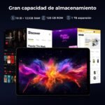2026 Latest Tablet 11 Inch Android 15,Gemini Ai, Octa-Core 2.0GHz, 18GB RAM + 128GB ROM + 1TB TF, Widevine L1, WiFi6,BT5.2,7000mAh,OTG/GMS/Face Unlock/Wireless Projector - Image 6