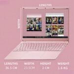 Laptop 15.6" with N95, 16GB RAM 512GB SSD, FHD IPS Display, Backlit Keyboard, Quick Start, Lightweight Laptop PC for Students, Home Office and Daily Tasks, US Keyboard+Pellicola ES - Imagen 6