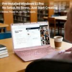 Laptop 15.6" with N95, 16GB RAM 512GB SSD, FHD IPS Display, Backlit Keyboard, Quick Start, Lightweight Laptop PC for Students, Home Office and Daily Tasks, US Keyboard+Pellicola ES - Imagen 7