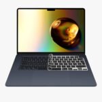 kwmobile Protector Compatible with Apple Macbook Air 15 M4 2025 A3241 – Spanish Keyboard Cover Type QWERTY Black - Imagen 3