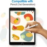 JETech Screen Protector for iPad 9/8/7 (10.2 inch, 2021/2020/2019 Model, 7th/8th/9th Generation), Tempered Glass, 1 Pack - Imagen 4