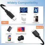 Vancle USB C to Micro USB 3.0 50CM, External Hard Drive Type C Cable, Compatible with Toshiba, Seagate, SSD Box, Galaxy S8/S9/S10, HDD Camera etc (2 Pack) - Imagen 8