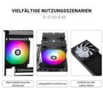 Thermalright TL-C12C-S X5 120mm ARGB CPU Fan, Quiet PWM Computer Fan with S-FDB Bearing, Up to 1550 RPM, For PC - Image 6