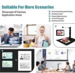 Portable Book Scanner A3/A4 18MP HD with OCR, USB Display with Fast Scan and Adjustable LED, for Study and Library - Image 8