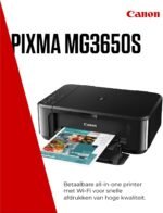 Canon Pixma MG3650S 3-in-1 Multifunction Printer, Inkjet System, Printing, Scanning and Copying, WiFi, Double-Sided Printing, Fine Cartridges, Front Paper Feed, Black - Image 3